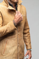 Red Stone Collection Tracker Jacket In Palomino Mens - Outerwear - Leather