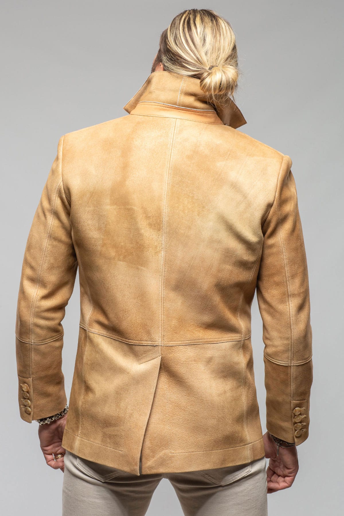 Red Stone Collection Tracker Jacket In Palomino Mens - Outerwear - Leather