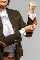 Richard Grand Camille Over-dyed Blazer In Khaki Ladies - Tailored - Jackets