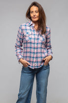 Richard Grand Daria Basket Weave Cashmere Shirt In Blue Ladies - Tops