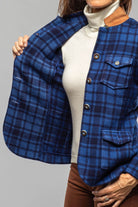 Richard Grand Hannah Plaid Cashmere Jacket Ladies - Outerwear - Cloth