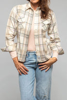 Richard Grand Maybelle Plaid Cashmere Western Snap Shirt Ladies - Tops