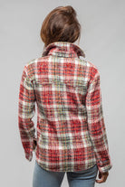 Richard Grand Nikki Cashmere Multi Color Plaid Over Shirt Ladies - Tops