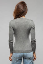 Richard Grand Patsy Cashmere Silk Crew Neck Top In Charcoal Ladies - Tops