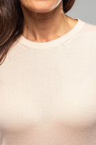 Richard Grand Patsy Cashmere Silk Crew Neck Top In Powder Pink Ladies - Tops