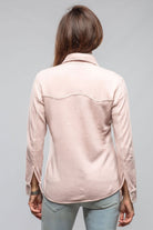 Richard Grand Whipstitch Cashmere Western Shirt In Soft Pink Ladies - Tops