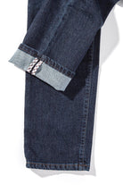 Athens Cashmere Denim 5-Pocket In Dark Wash - AXEL'S
