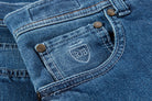 Richard J Brown Athens Cashmere Denim 5-Pocket In Light Wash Mens - Pants - 5 Pocket