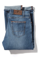 Durham Selvedge Denim In Mid Wash - AXEL'S