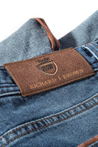 Durham Selvedge Denim In Mid Wash - AXEL'S