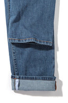Durham Selvedge Denim In Mid Wash - AXEL'S