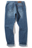 Durham Selvedge Denim In Mid Wash - AXEL'S