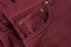 Richard J Brown Lawrence Washed Cashmere 5-Pocket In Burgundy Mens - Pants - 5 Pocket