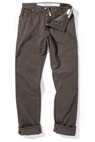 Lawrence Washed Cashmere 5-Pocket In Chocolate - AXEL'S