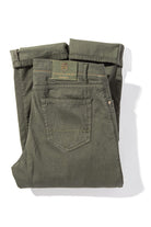 Richard J Brown Lawrence Washed Cashmere 5-Pocket In Dark Green Mens - Pants - 5 Pocket