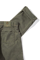 Richard J Brown Lawrence Washed Cashmere 5-Pocket In Dark Green Mens - Pants - 5 Pocket