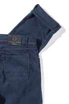 Lawrence Washed Cashmere 5-Pocket In Navy - AXEL'S