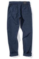 Lawrence Washed Cashmere 5-Pocket In Navy - AXEL'S
