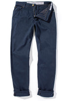 Lawrence Washed Cashmere 5-Pocket In Navy - AXEL'S