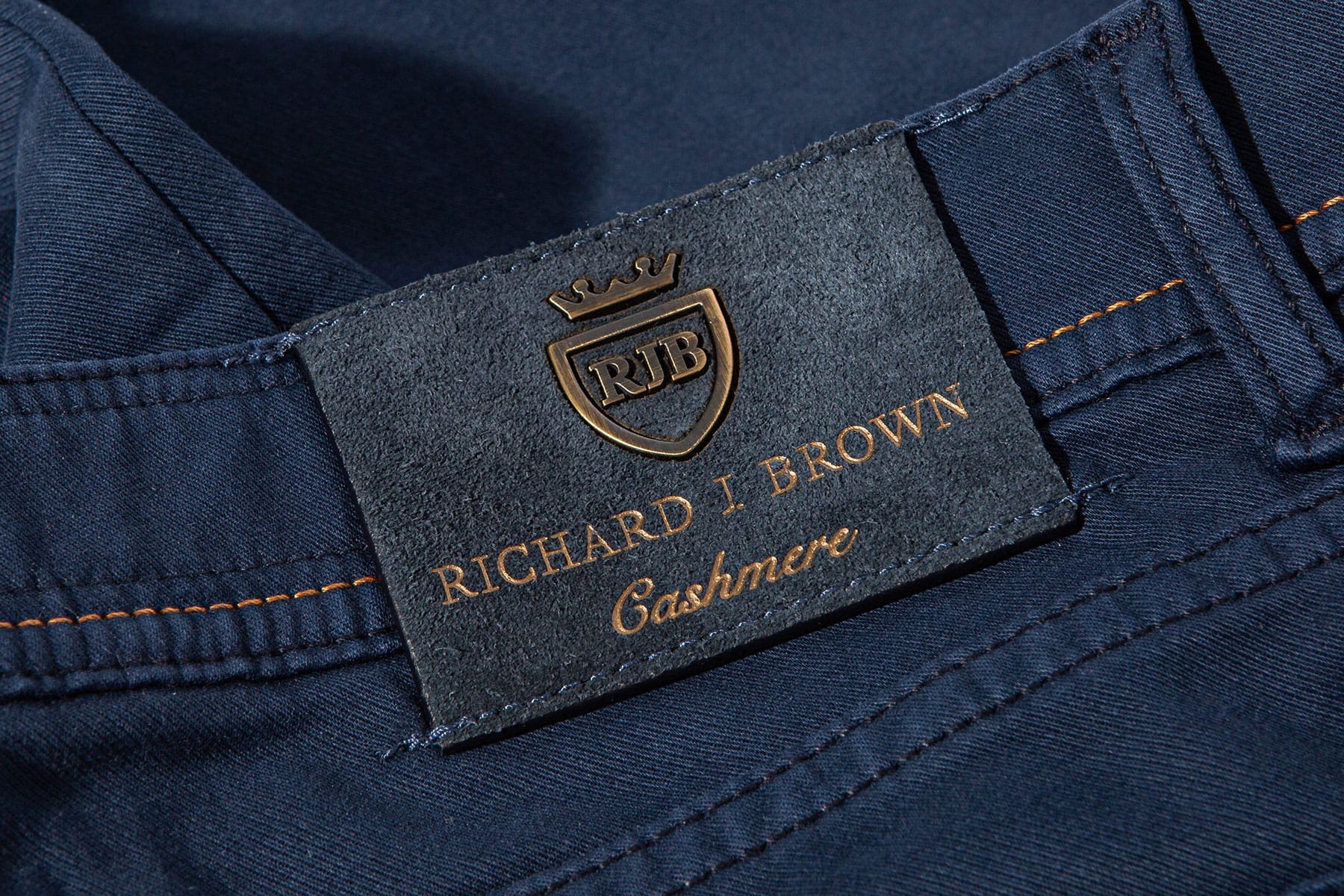 Richard J Brown Lawrence Washed Cashmere 5-Pocket In Navy | Mens - Pants - 5 Pocket