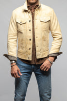 Robert Comstock Appaloosa Deerskin Jacket In Palomino Mens - Outerwear - Leather