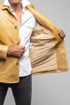 Robert Comstock Axel's Antiqued Deerskin Jacket Mens - Outerwear - Leather