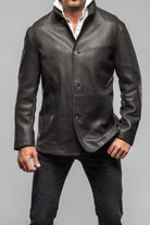 Robert Comstock Axel's Deerskin Jacket In Black | Mens - Outerwear - Leather