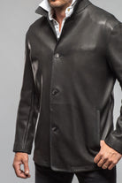 Robert Comstock Axel's Deerskin Jacket In Black | Mens - Outerwear - Leather