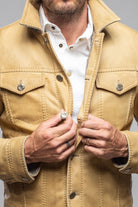 Jeddah Corniche Jean Jacket In Palomino - AXEL'S