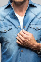 Robert Comstock Montana Denim Shirt Consignment