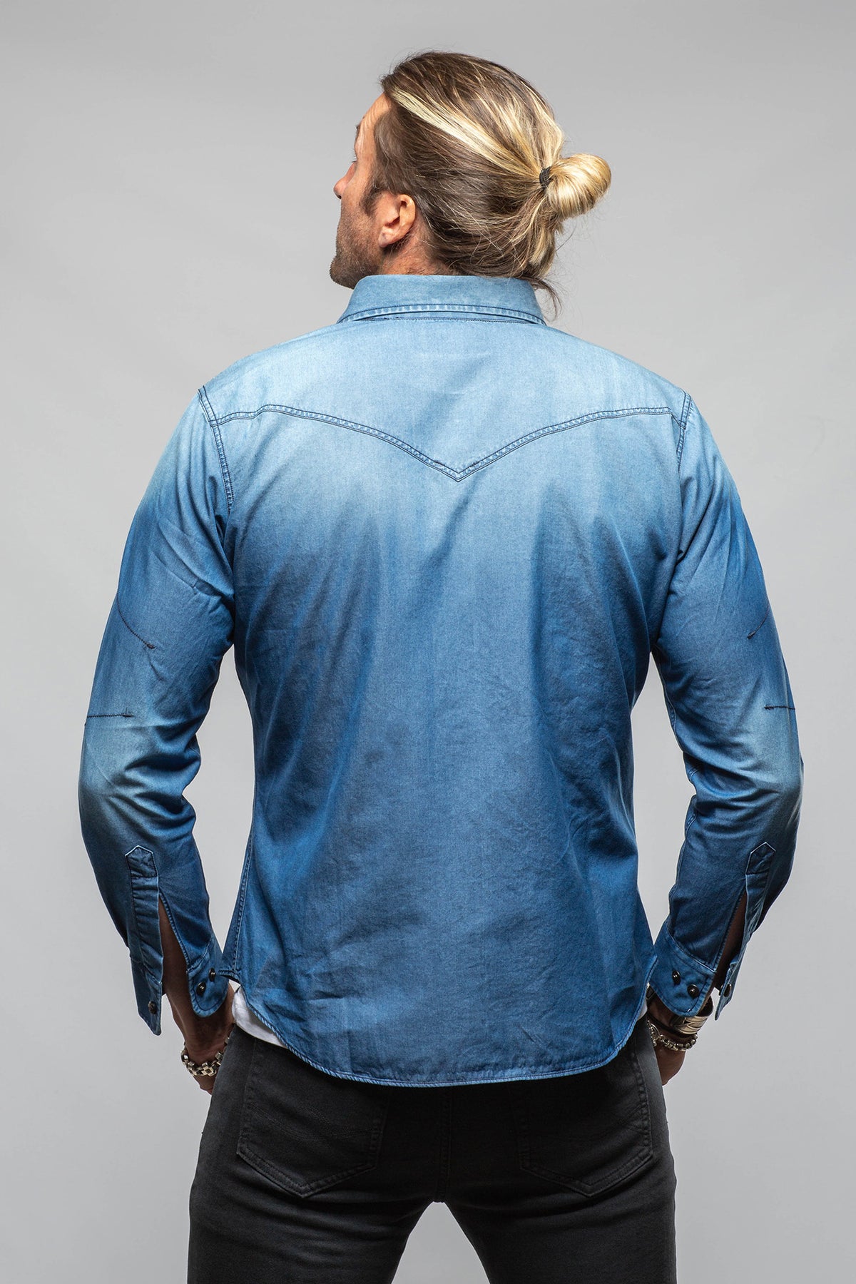Robert Comstock Montana Denim Shirt Consignment