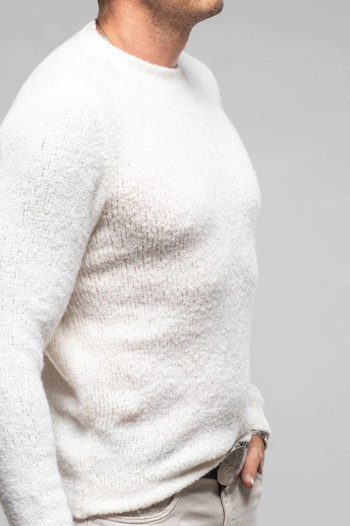 Opus Cashmere Crew In Ice - AXEL'S