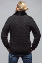 Robert Comstock RC Shearling Cardigan In Black Mens - Outerwear - Cloth
