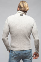 Saint Cashmere Shearling Sweater In Ash - AXEL'S