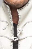 Saint Cashmere Shearling Sweater In Ash - AXEL'S