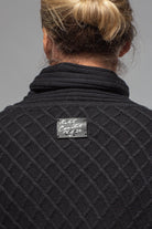 Sonora Stitch Cross Sweater In Black - AXEL'S