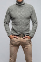 Thomas Cashmere Cable Sweater in Grey - AXEL'S