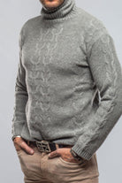 Thomas Cashmere Cable Sweater In Grey - AXEL'S