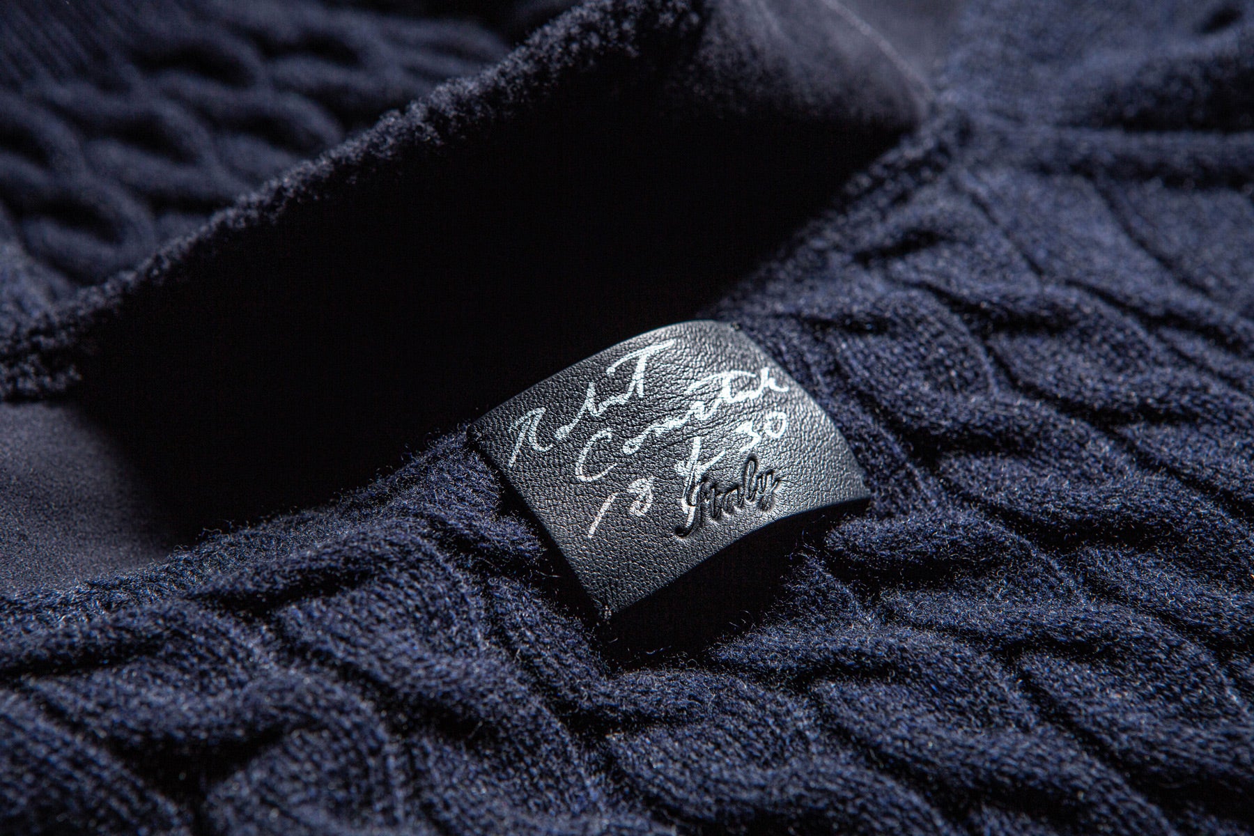 Timbers Cashmere Shearling Sweater In Navy - AXEL'S