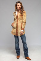 Vienna Woods Shirt Jacket In Palomino/Cognac - AXEL'S