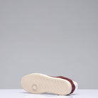 Judy Leather Sneaker In Wine - AXEL'S