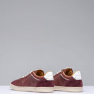 Judy Leather Sneaker In Wine - AXEL'S