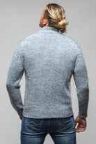 Settefili Cashmere Atwood Full Zip Sweater In Denim Mens - Sweaters