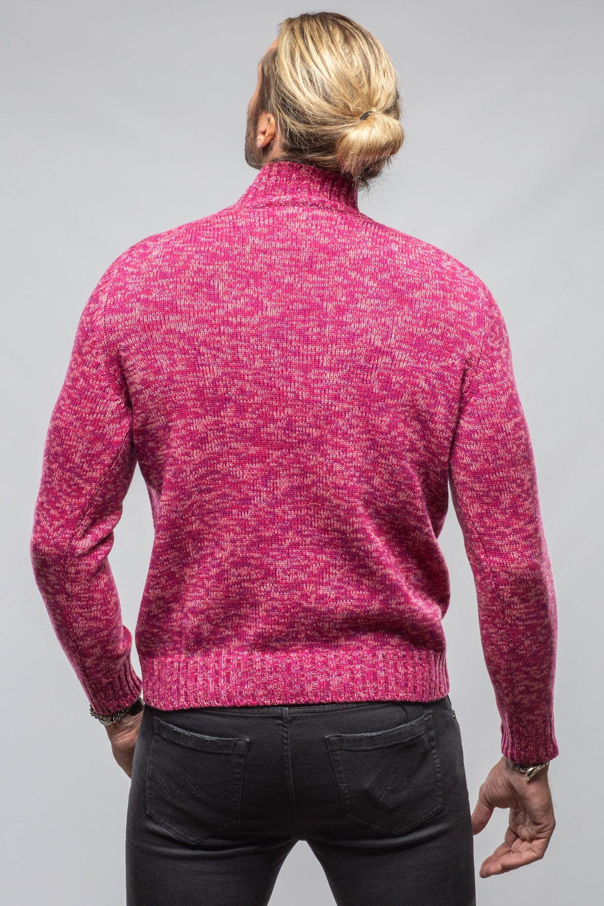 Aurelio Cashmere Sweater In Pink - AXEL'S