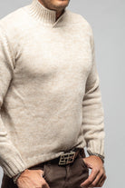 Settefili Cashmere Hawn Cashmere Sweater In Beige Mens - Sweaters