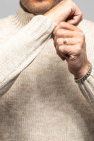 Settefili Cashmere Hawn Cashmere Sweater In Beige Mens - Sweaters