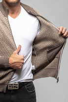 Settefili Cashmere Oscar Full Zip Cashmere Sweater In Taupe Mens - Sweaters