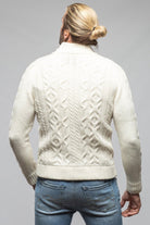 Settefili Cashmere Smythe Cashmere Cardigan In Cream Mens - Sweaters