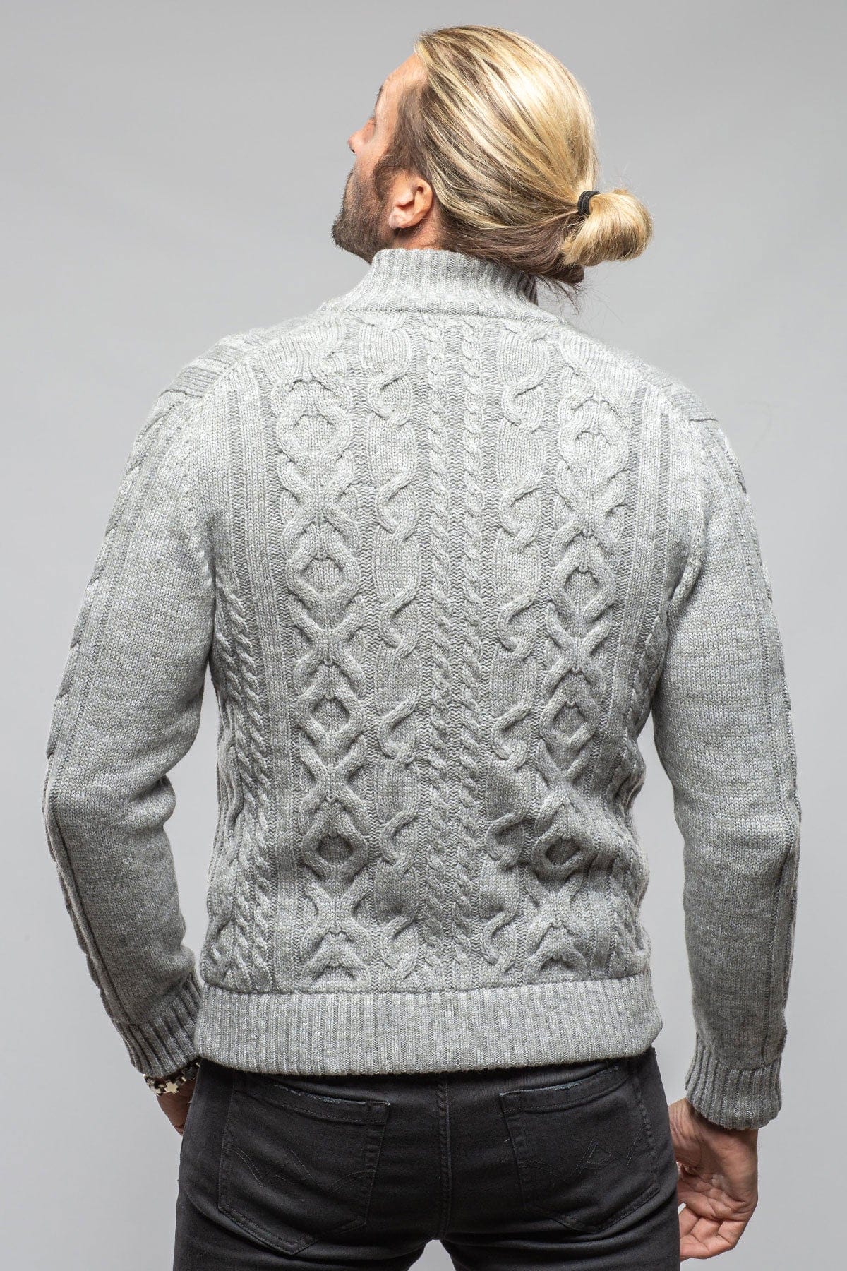Settefili Cashmere Smythe Cashmere Cardigan In Grey Mens - Sweaters