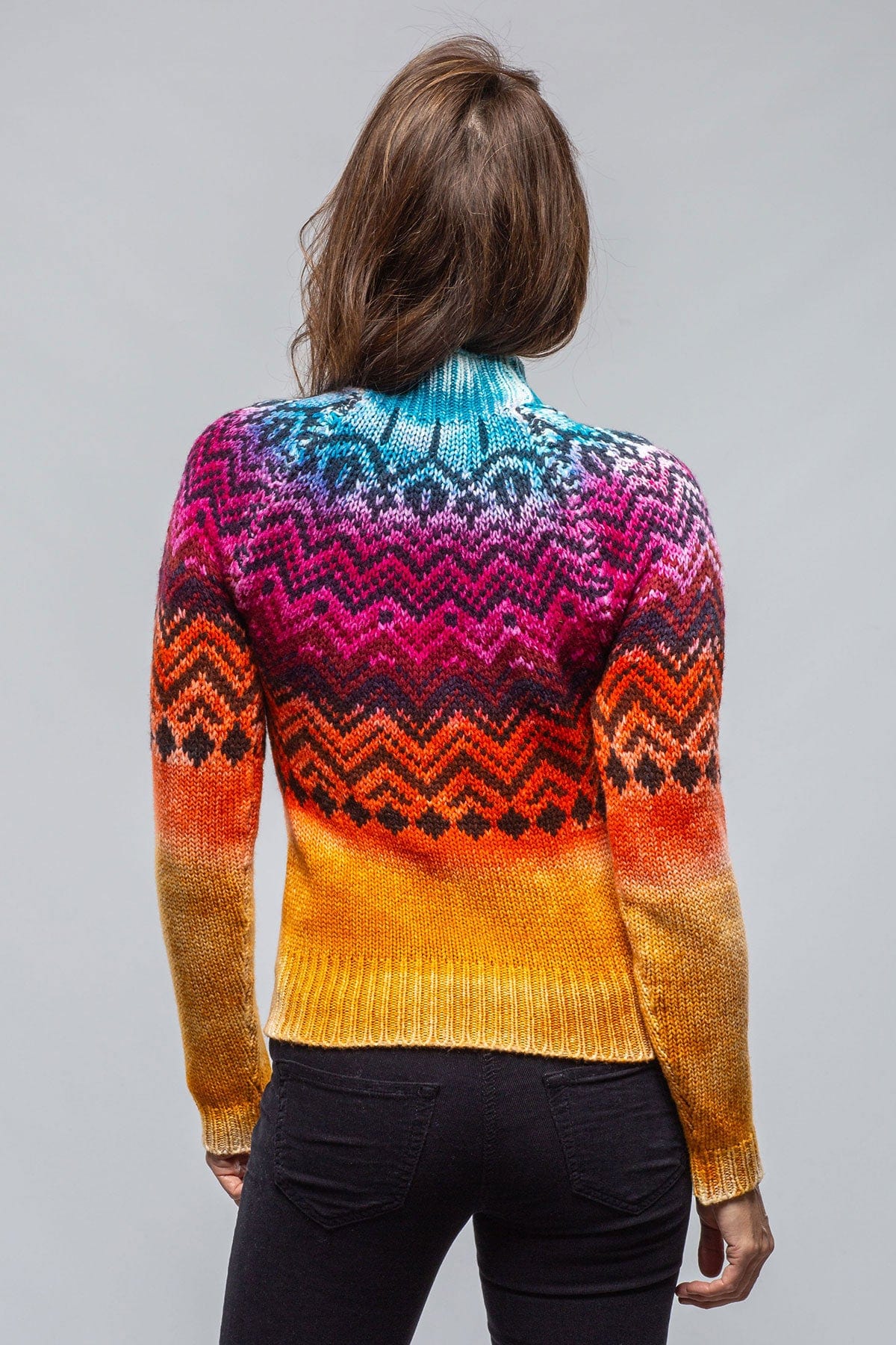 Cabin Sweater In Color Stripe - AXEL'S